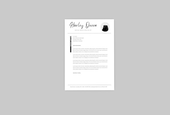 Media Specialist Resume Designer in Resume Templates - product preview 1