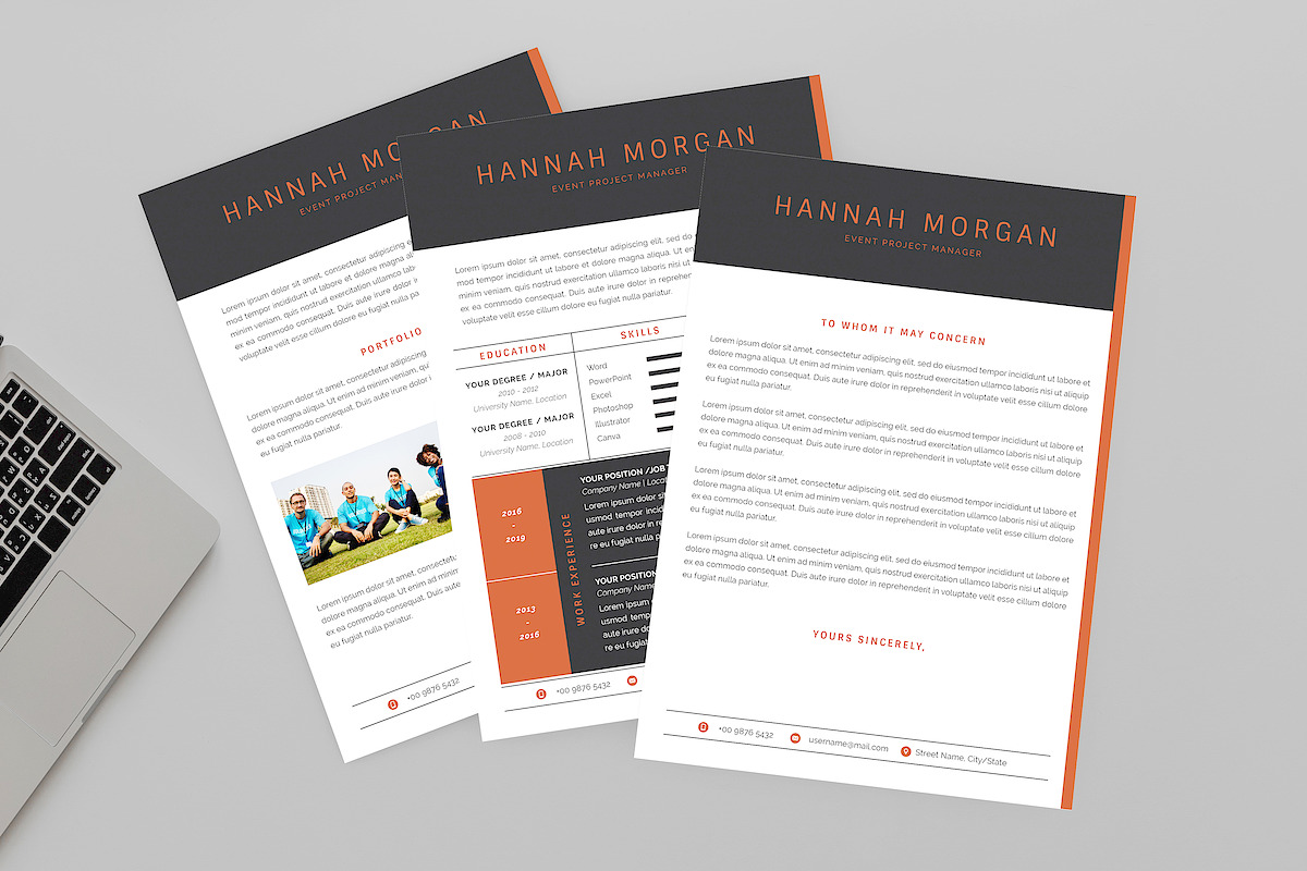 Event Project Resume Designer in Resume Templates - product preview 8