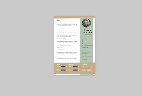 Creative Designer Resume Designer in Resume Templates - product preview 2
