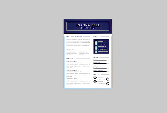 Branch Office Resume Designer in Resume Templates - product preview 2