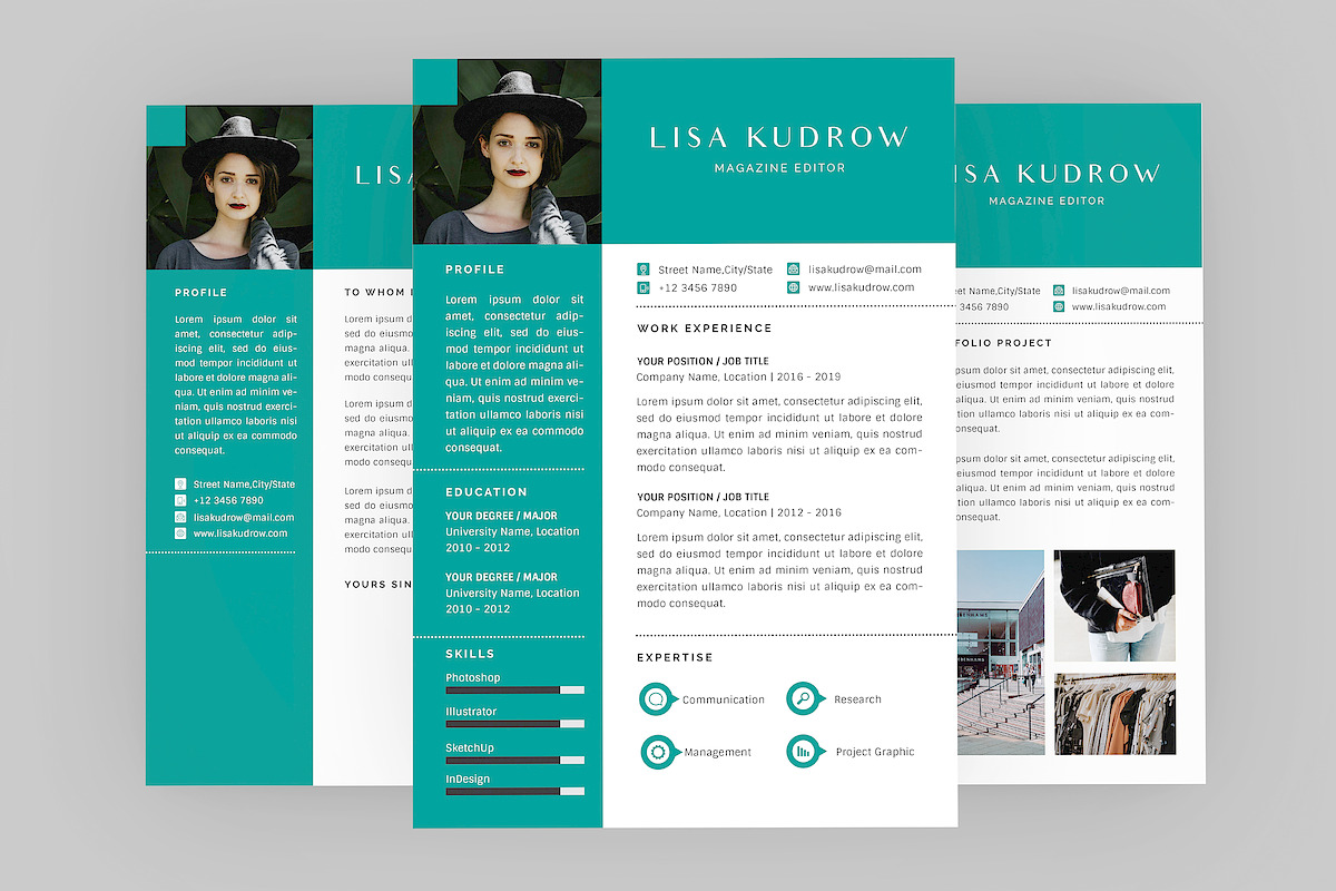 Magazine Editor Resume Designer in Resume Templates - product preview 8