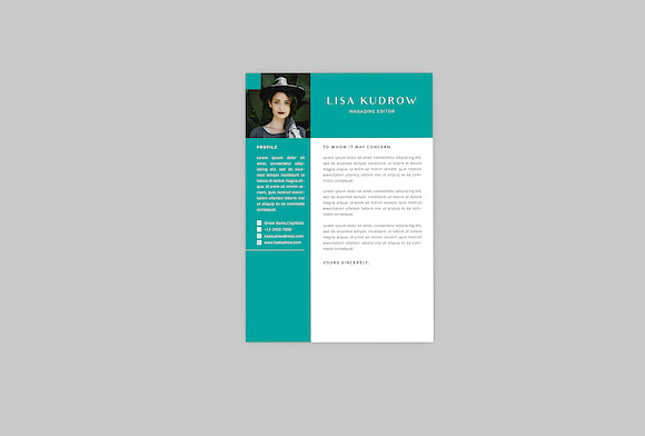 Magazine Editor Resume Designer in Resume Templates - product preview 1