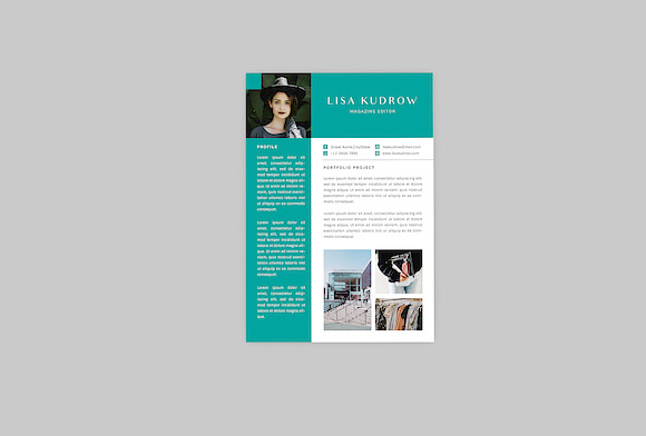 Magazine Editor Resume Designer in Resume Templates - product preview 3
