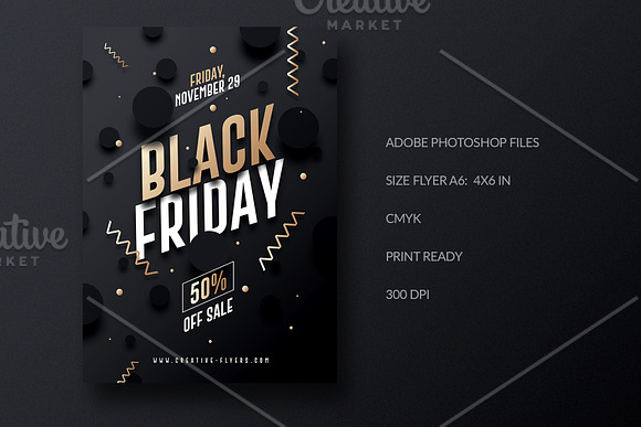 Black Friday Flyer Template in Flyer Templates - product preview 1