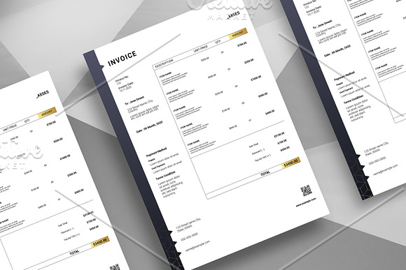 Multipurpose Invoice V17 in Stationery Templates - product preview 1