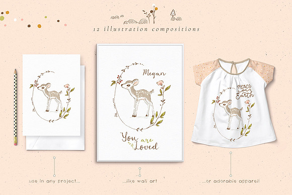 Rustic Christmas Collection in Illustrations - product preview 4