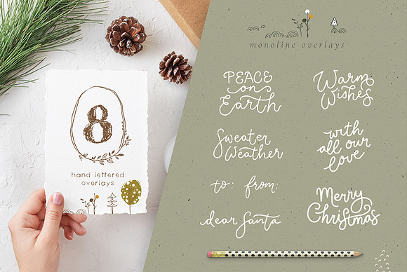Rustic Christmas Collection in Illustrations - product preview 6