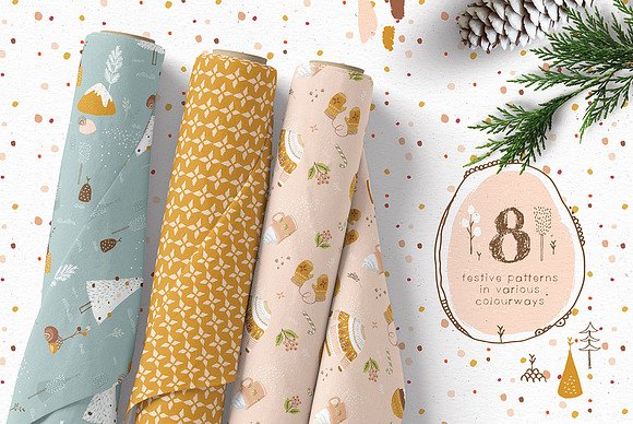 Rustic Christmas Collection in Illustrations - product preview 10