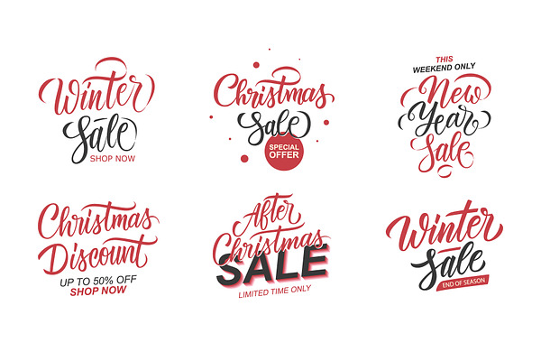 Winter and Christmas Sale Set