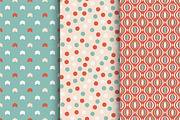 Colorful seamless cute patterns