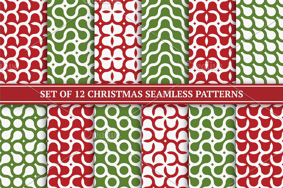 Color seamless geometric patterns in Patterns - product preview 8