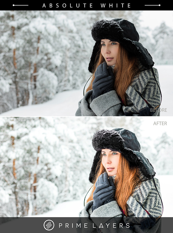 10 Snowy Lightroom Presets in Add-Ons - product preview 1