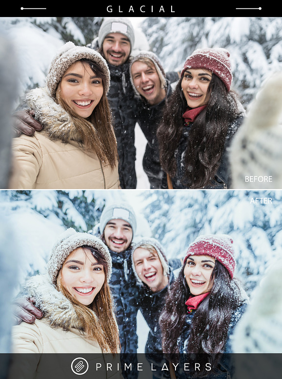 10 Snowy Lightroom Presets in Add-Ons - product preview 2