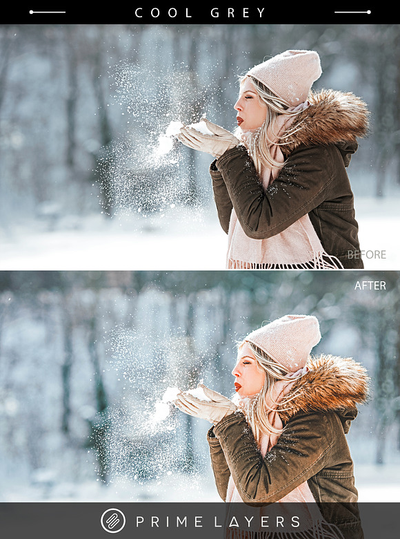 10 Snowy Lightroom Presets in Add-Ons - product preview 3