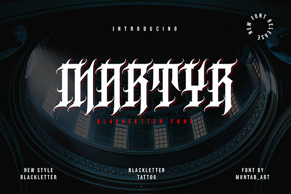 Martyr in Blackletter Fonts - product preview 1