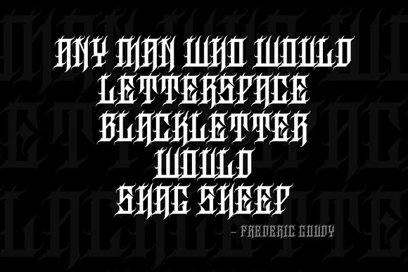 Martyr in Blackletter Fonts - product preview 3