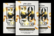 New Year Invitation Flyer Template