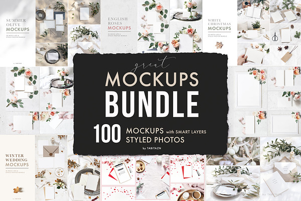 100 Great mockups bundle