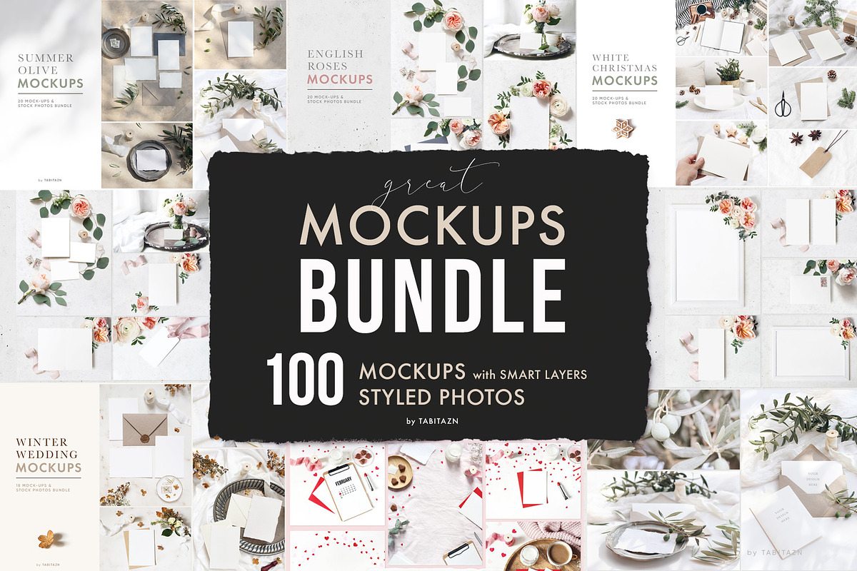 100 Great mockups bundle in Print Mockups - product preview 8