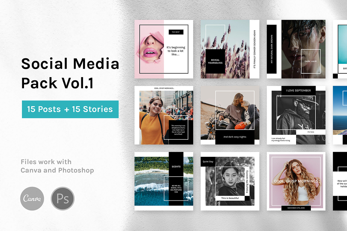 Social Media Pack Vol.1 in Instagram Templates - product preview 8