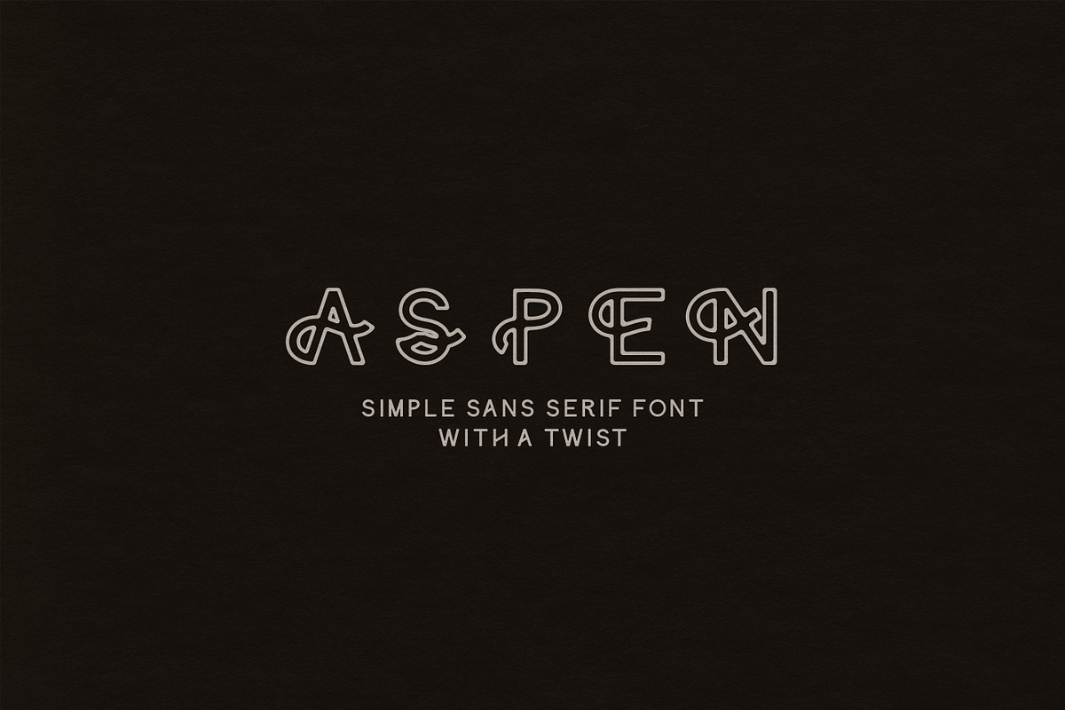 Aspen Font in Sans-Serif Fonts - product preview 8