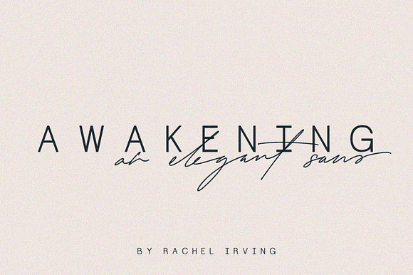 Awakening | Sans Serif Font in Sans-Serif Fonts - product preview 10