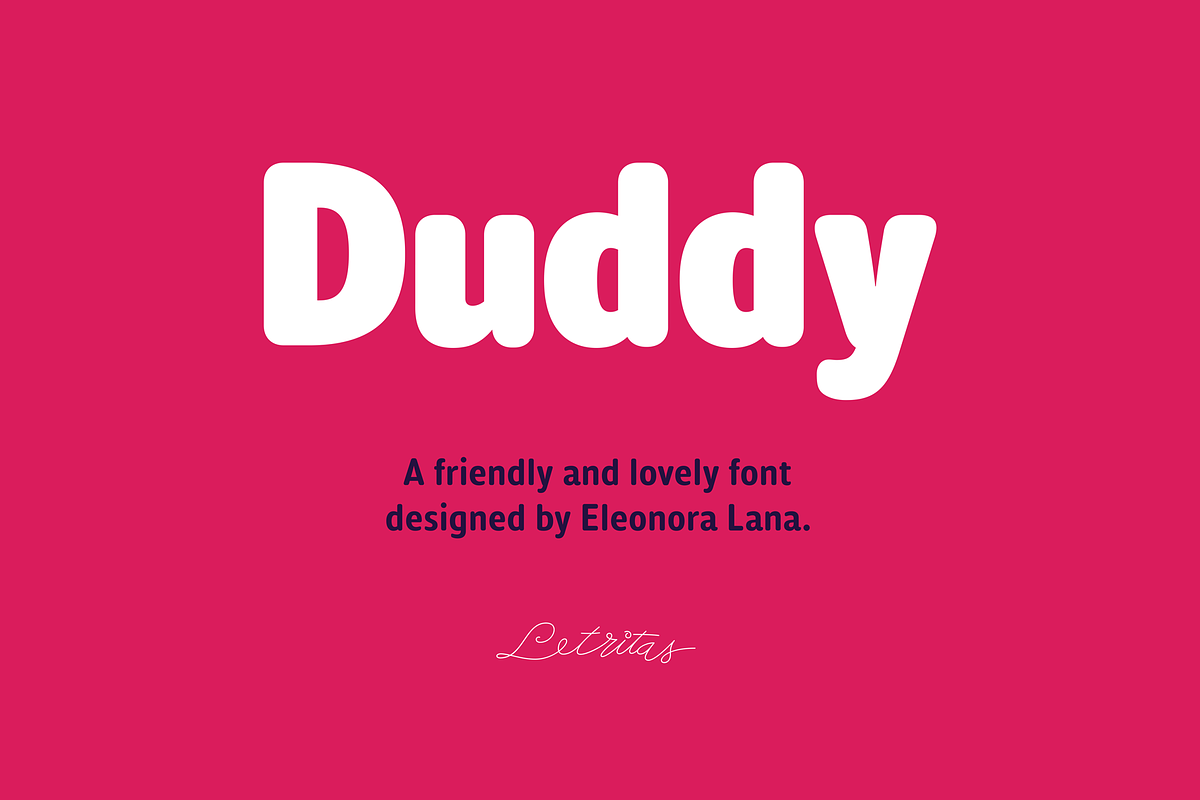 Duddy in Sans-Serif Fonts - product preview 8