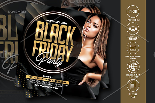 Black Friday Party Flyer