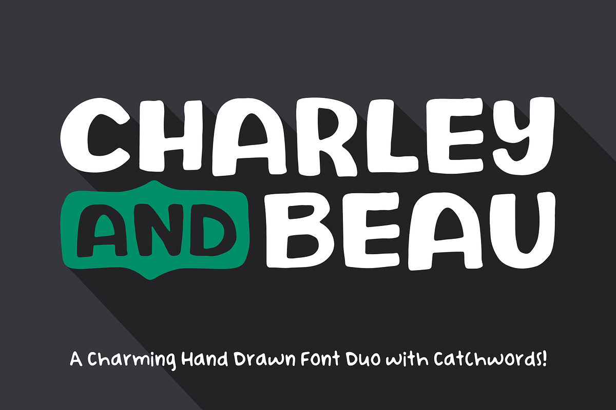 Charley and Beau Font Duo in Sans-Serif Fonts - product preview 8