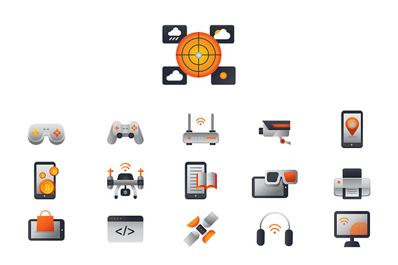 Technology Icons in Icons - product preview 1