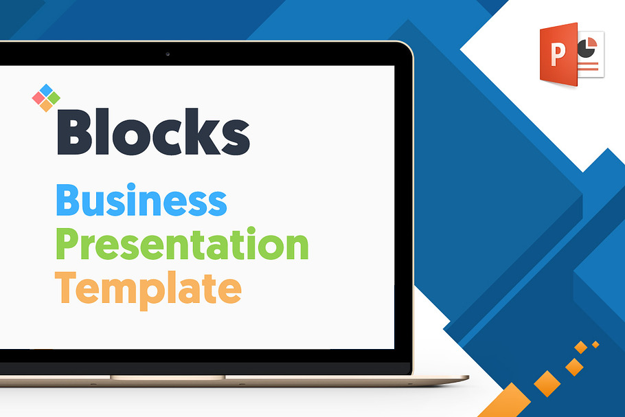 Blocks Business Presentation in PowerPoint Templates - product preview 8