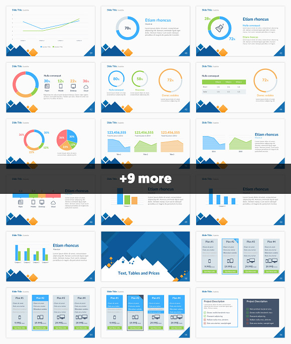 Blocks Business Presentation in PowerPoint Templates - product preview 3