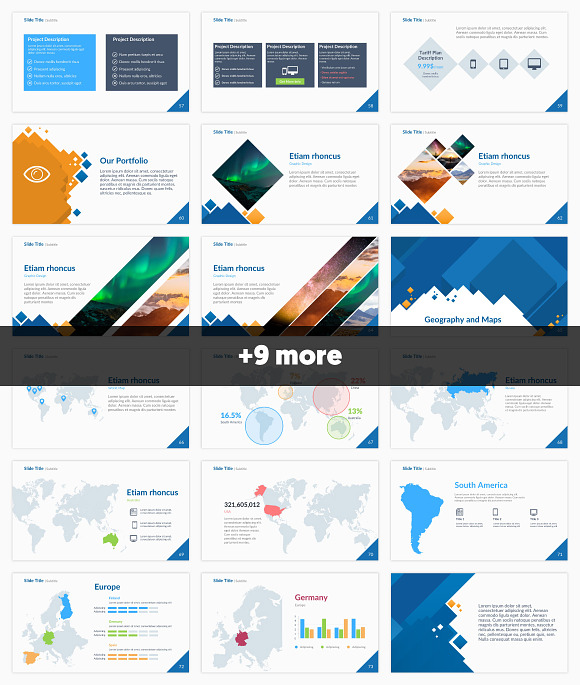 Blocks Business Presentation in PowerPoint Templates - product preview 4
