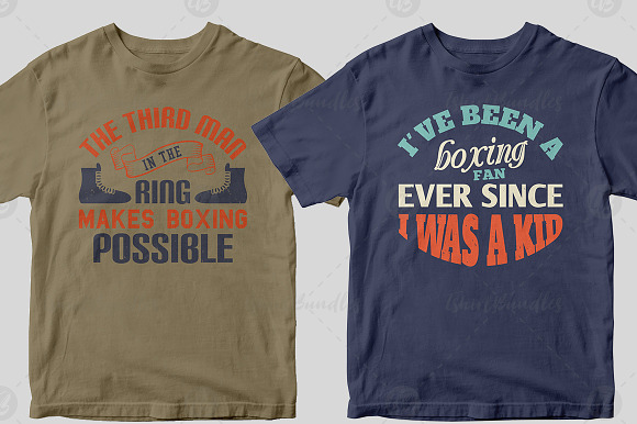50 Editable Boxing Tshirt Design in Illustrations - product preview 2