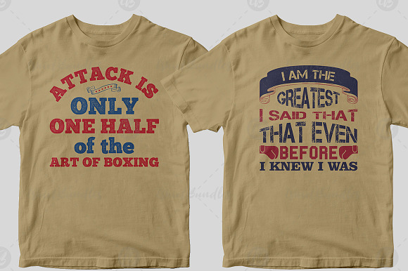 50 Editable Boxing Tshirt Design in Illustrations - product preview 4