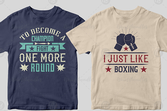 50 Editable Boxing Tshirt Design in Illustrations - product preview 11