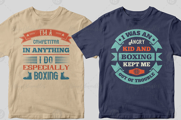 50 Editable Boxing Tshirt Design in Illustrations - product preview 15