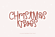 Christmas Kisses | Fun Holiday Font