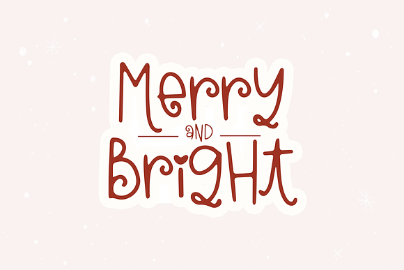 Christmas Kisses | Fun Holiday Font in Display Fonts - product preview 2