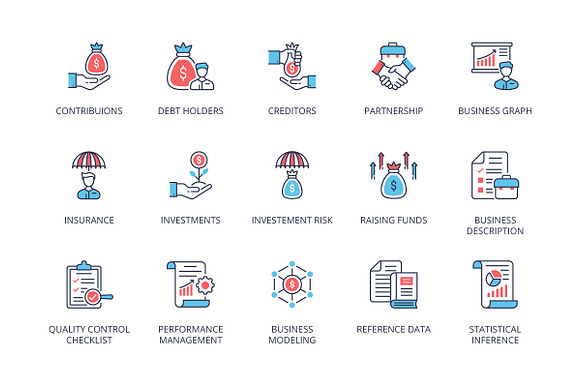 Business Management Process in Business Icons - product preview 2