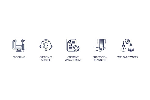 Business Management Process in Business Icons - product preview 4