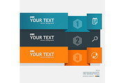 Colorful Text Boxes, Infographics.