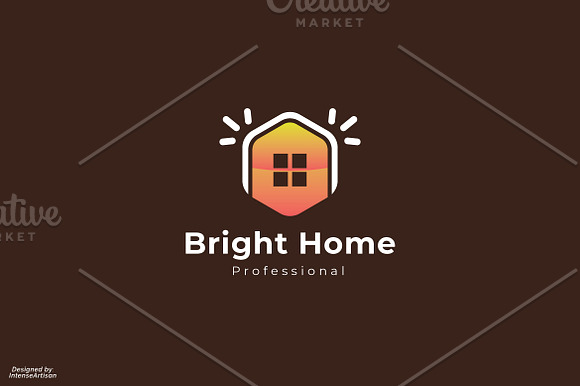 Bright Home Logo in Logo Templates - product preview 2