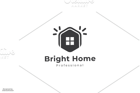 Bright Home Logo in Logo Templates - product preview 3