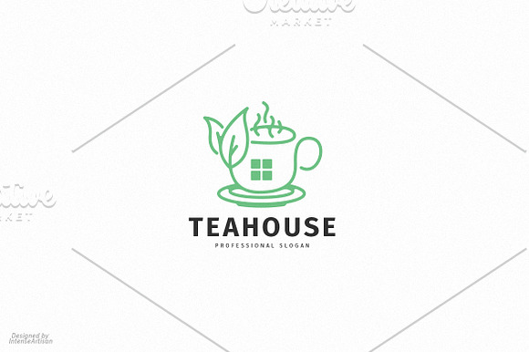 Tea House Logo in Logo Templates - product preview 2