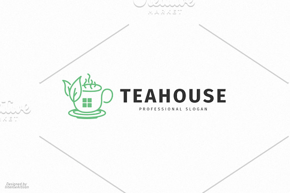 Tea House Logo in Logo Templates - product preview 3