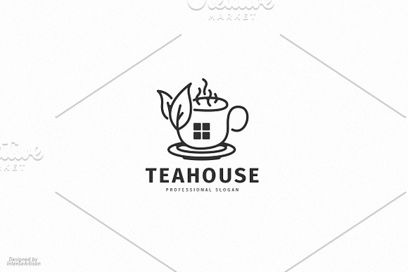 Tea House Logo in Logo Templates - product preview 4