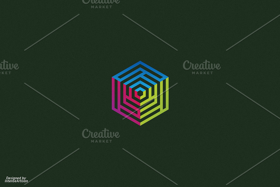 Hexagon Logo in Logo Templates - product preview 8