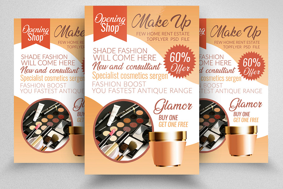 Cosmetic Product Discount Flyer in Flyer Templates - product preview 8