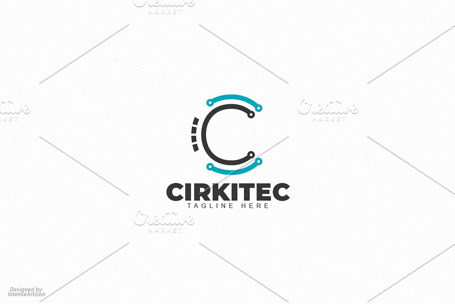 Circitec C Letter Logo in Logo Templates - product preview 8